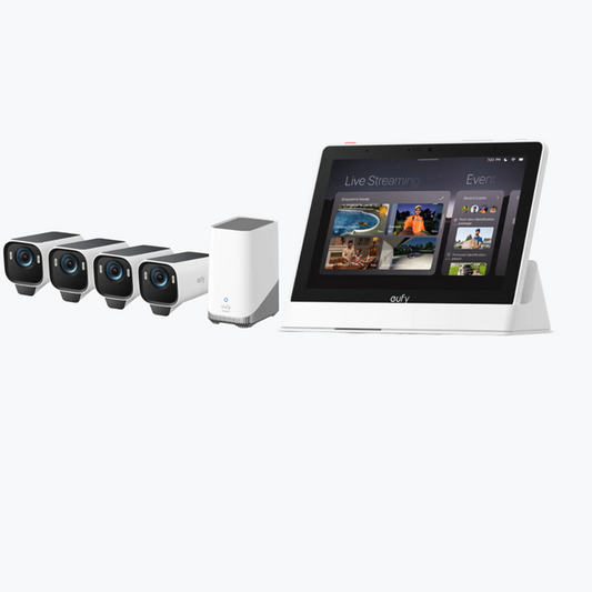 eufy Smart Display + eufyCam S3 Pro 4-Kamera-Set